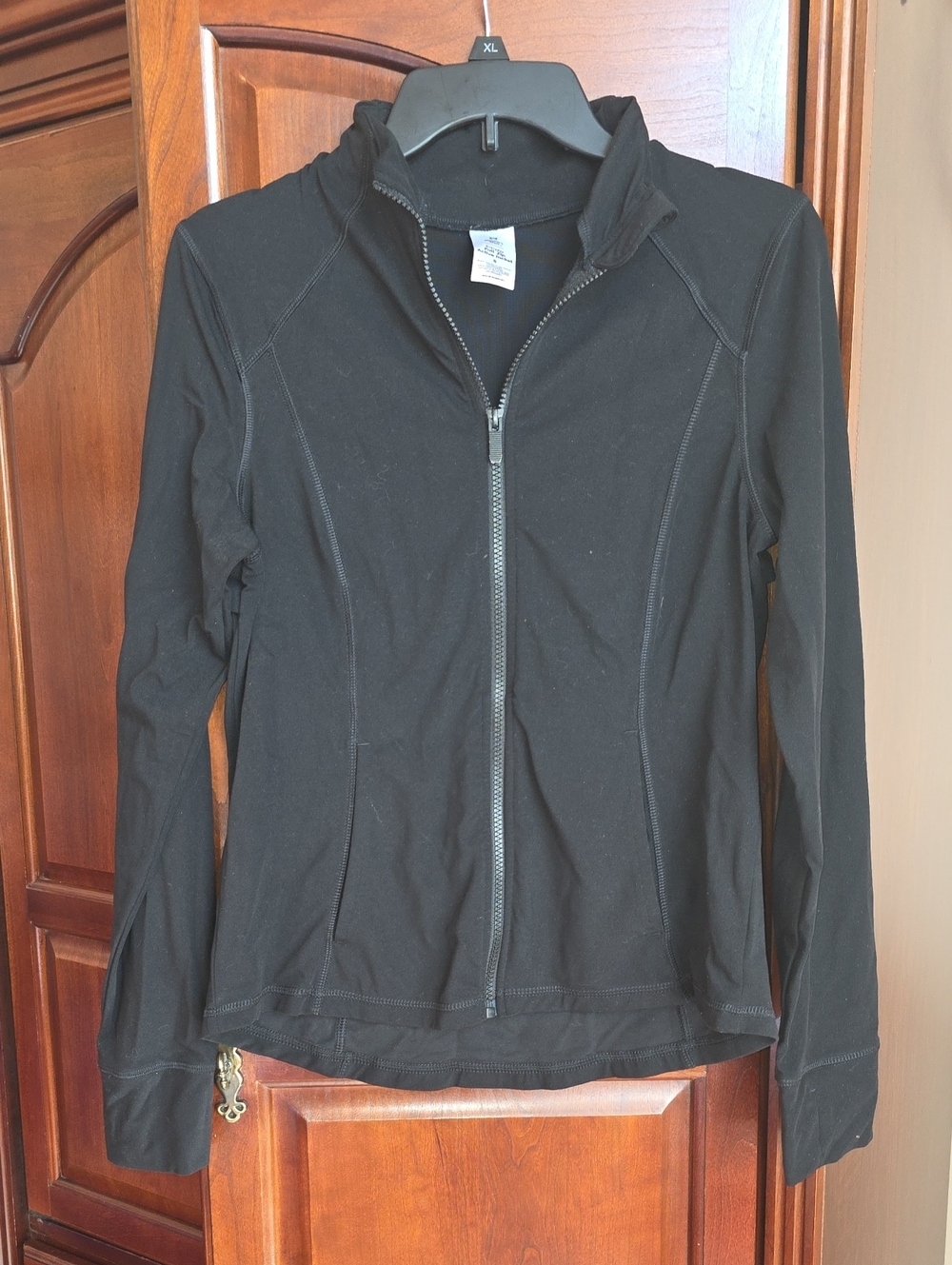 Black Zip-Up Jacket Med